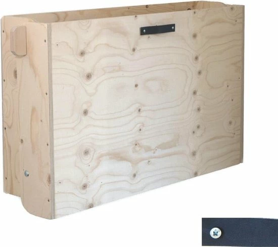 Wandcommode & Bureau - Medium- Greep Zwart Leer - Compact - Opklapbaar- Gecertificeerd - Babywoods 12 Wandcommode & Bureau - Medium- Greep Zwart Leer - Compact - Opklapbaar- Gecertificeerd - Babywoods - Afbeelding 10