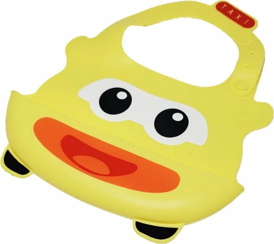 LS Goods Baby Slabbetje - Vrolijke Auto Taxi - Auto - Geel - Afwasbaar - Rapley 4 LS Goods Baby Slabbetje - Vrolijke Auto Taxi - Auto - Geel - Afwasbaar - Rapley - Afbeelding 2