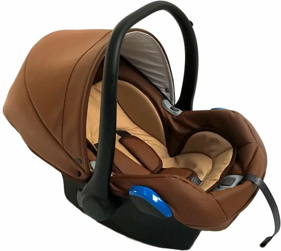 P'tit Chou Trento Cognac - Complete 3 In 1 Kinderwagen Set - Buggy + Autostoel + Incl. Accessoires 15 P'tit Chou Trento Cognac - Complete 3 In 1 Kinderwagen Set - Buggy + Autostoel + Incl. Accessoires - Afbeelding 13