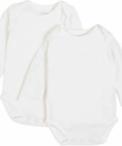 Pr?natal Pr Natal Baby Romper Voor Jongens En Meisjes - 2 Stuks - Maat 44 - Wit