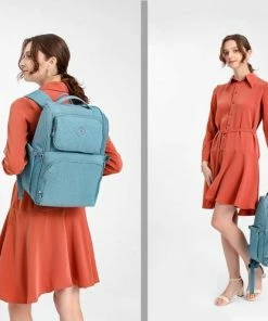 Bagwise - Luiertas - Rugzak - Verzorgingstas - Baby Rug Tas - Diaper Backpack - Unisex - Crinkle Nylon - 25 LT - Zwart/Wit -Sophie Shop 550x497 4