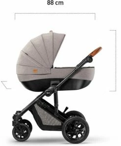 Kinderkraft Kinderwagen Prime 3 In 1 Beige (incl. Autostoel) -Sophie Shop 550x499 1