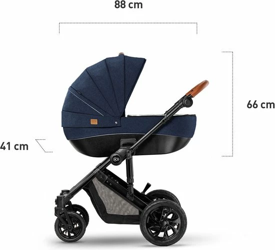Kinderkraft Kinderwagen Prime 3 In 1 Deep Navy (incl. Autostoel) 27 Kinderkraft Kinderwagen Prime 3 In 1 Deep Navy (incl. Autostoel) - Afbeelding 25