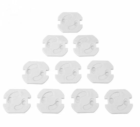 Merkloos Stopcontact Beveiliging - Beschermer - Zelfklevend - Kinderslot - Baby - 10 Stuks - Set - Wit 5 Merkloos Stopcontact Beveiliging - Beschermer - Zelfklevend - Kinderslot - Baby - 10 Stuks - Set - Wit - Afbeelding 3
