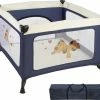 TecTake Tommy Baby Box - Opklapbaar Voor Op Reis - Blauw - 402205 -Sophie Shop 550x500 1
