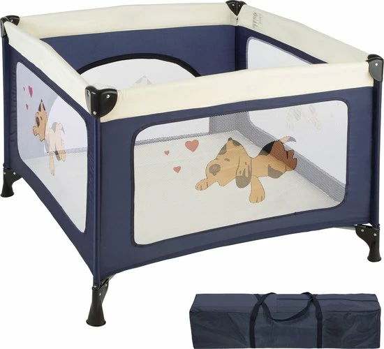 TecTake Tommy Baby Box - Opklapbaar Voor Op Reis - Blauw - 402205 3 TecTake Tommy Baby Box - Opklapbaar Voor Op Reis - Blauw - 402205