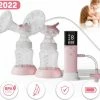 Vulpes Goods Vulpes BabyCare Dubbele Elektrische Borstkolf 9 Zuiglevels & 5 Massagelevels 3 Modi - Draagbaar - BPA Vrij Incl. 30 Moedermelk Bewaarzakjes -Sophie Shop 550x505 5