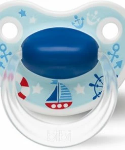 Bibi Happiness Play With Us Maritiem Dental Fopspeen 16 Maanden Plus Blauw