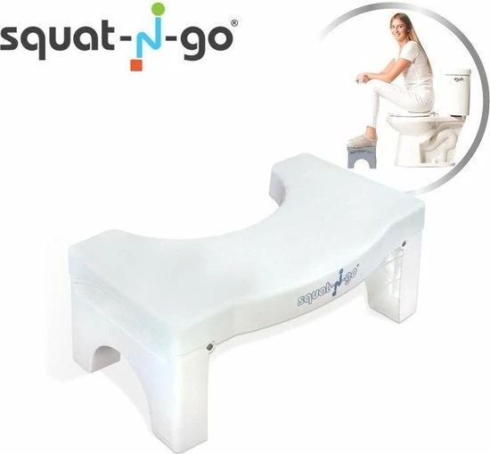 Squat-n-Go Squat-n Go Toiletkrukje Inklapbaar Grijs - Juiste Houding Op Toilet 9 Squat-n-Go Squat-n Go Toiletkrukje Inklapbaar Grijs - Juiste Houding Op Toilet - Afbeelding 7