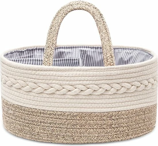 ?Baby Box Shop Kraammand - Met Drie Vakken - Babyshower - Kraamcadeau Meisje Of Jongen - Mooi, Praktisch En Overzichtelijk 5 ?Baby Box Shop Kraammand - Met Drie Vakken - Babyshower - Kraamcadeau Meisje Of Jongen - Mooi, Praktisch En Overzichtelijk - Afbeelding 3