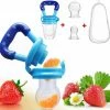 Merkloos 4 In 1 Baby Fruitspeen - Bijtring - Fruitzuiger - Babyvoeding - Siliconen Fruitspeen - Baby Shower Of Kraam Cadeau - Geel -Sophie Shop 550x510