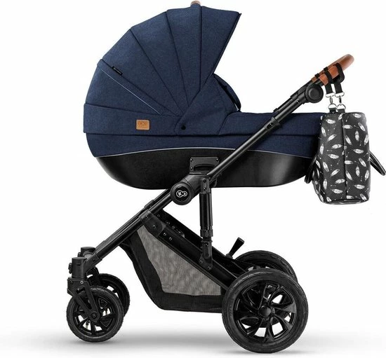 Kinderkraft Kinderwagen Prime 3 In 1 Deep Navy (incl. Autostoel) 4 Kinderkraft Kinderwagen Prime 3 In 1 Deep Navy (incl. Autostoel) - Afbeelding 2