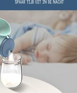 Merkloos Melkpoeder Doseerdoosjes - Luxe - Design - Melkpoeder Toren - Babyvoeding - Bewaarbakjes - Schenktuit - BPA Vrij - Meenemen En Bewaren - Dispenser - Melkpoeder - Snacks - 4 Laags - Family Favorites - Kraamcadeau - BLAUW -Sophie Shop 550x513 2