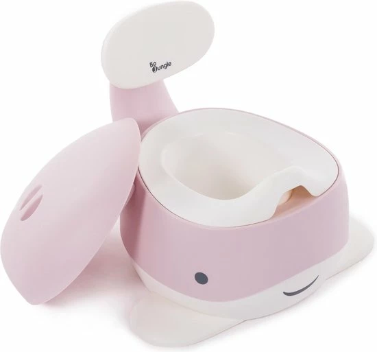 Bo Jungle B-Whale Plaspotje - Pastel Pink 4 Bo Jungle B-Whale Plaspotje - Pastel Pink - Afbeelding 2