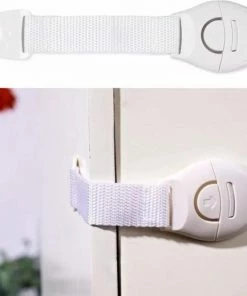 Bamled 2 Stks Kind Veiligheid Multifunctionele Verstelbare Ladeblokkering - Kindje - Veiligheidsslot - Kinderen - Bescherming - Ladeblok - Koelkast Lock - Bestek La - La Slot - Multifunctioneel Mini-slot - La Beveiliging - Keuken Tools - Kast - Kind En Baby