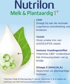 Nutrilon Melk & Plantaardig 1+ - Dreumesdrink Vanaf 12 Maanden - 800 Gram 19 Nutrilon Melk & Plantaardig 1+ - Dreumesdrink Vanaf 12 Maanden - 800 Gram -Sophie Shop 550x521