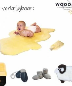 WOOOL® Schapenvacht Slofjes - Baby - Beige (20/21) 100% Echt Leer En Schapenwol - ECO+ 12 WOOOL® Schapenvacht Slofjes - Baby - Beige (20/21) 100% Echt Leer En Schapenwol - ECO+ -Sophie Shop 550x524 6