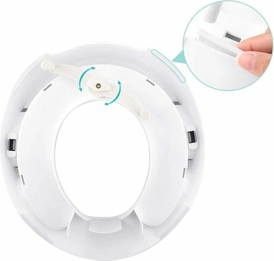 Deluxe HB Plaspotje - Zinaps Toiletzitting Kinderen Baby Potty Training Toilet Trainer Toiletzitting Kinderen Voor Jongens En Meisjes Geavanceerde Serie Comfortabele Ronde Handvat Dubbele Antislipontwerp Met Splash Guard (WK 02129) 9 Deluxe HB Plaspotje - Zinaps Toiletzitting Kinderen Baby Potty Training Toilet Trainer Toiletzitting Kinderen Voor Jongens En Meisjes Geavanceerde Serie Comfortabele Ronde Handvat Dubbele Antislipontwerp Met Splash Guard (WK 02129) - Afbeelding 7