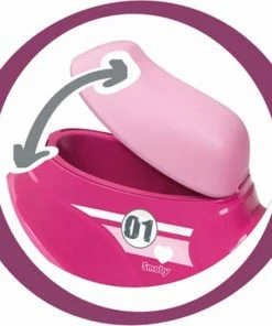 Smoby Loopfiguur Scooter Roze -Sophie Shop 550x528 1