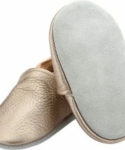 Baby-slofje.nl Goudkleurige Effen Babyslofjes Van Baby-Slofje Maat 22-23 -Sophie Shop 550x530 8