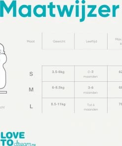 Love To Dream Swaddle Up Overgangsslaapzak Medium 6 - 8,5 Kg 3.5 TOG ( 16 C Of Kouder ) Grey Fase 2 Uitbakeren -Sophie Shop 550x530 9