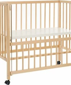 Wieg - Co-sleeper - 2 In 1 - 90 X 40 Cm - Incl. Matras - Nature - Massief Beukenhout Fillikid -Sophie Shop 550x531 12