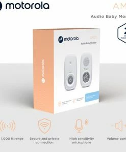 Motorola Nursery Babyfoon - AM21 Audio - Wit - Audio Observatie - Hooggevoelige Microfoon - ECO Modus - DECT Technologie - Tot 300 Meter 18 Motorola Nursery Babyfoon - AM21 Audio - Wit - Audio Observatie - Hooggevoelige Microfoon - ECO Modus - DECT Technologie - Tot 300 Meter -Sophie Shop 550x531 5