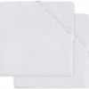 Jollein Baby Hoeslaken Wieg Katoen 40x80/90cm - Wit - 2 Stuks -Sophie Shop 550x532