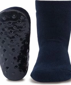 Ewers Antislip Sokken Effen Donkerblauw-19/20