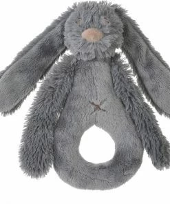 Happy Horse Konijn Richie Rammelaar - Donkergrijs - Baby Cadeau