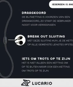 Lucario BLACK FRIDAY DEAL Bijtketting - Kauwketting | Koekje - Biscuit Patroon Bruin -Sophie Shop 550x537 6