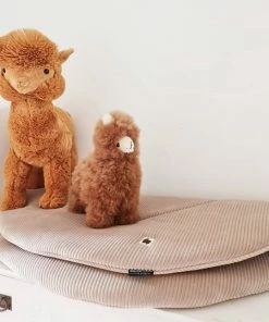 Wazzhappening By Jaeleigh Do Wazzhappening - Boxkleed Pip - 95 Cm - Ribvelours - Zand - Rib - Rond -Sophie Shop 550x539