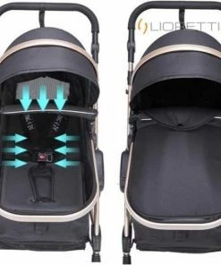 Merkloos Lioretti Luxe Baby Buggy 3 In 1 | Baby Wagen | Kinderwagen Met Stoel En Wieg | Inklapbaar | Hoge Kwaliteit | Combi | Zwart 32 Merkloos Lioretti Luxe Baby Buggy 3 In 1 | Baby Wagen | Kinderwagen Met Stoel En Wieg | Inklapbaar | Hoge Kwaliteit | Combi | Zwart -Sophie Shop 550x541 2