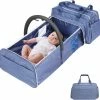 Merkloos Evisa -kindertas- Luiertas - Verzorgingstas - Blauw - Inclusief Isoleervak - Grote Capaciteit - Kinderbed -Sophie Shop 550x541 4