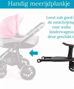 No Label Yousupply Universeel Meerijdplankje - Met Zitting - Voor Kinderwagen - Buggyboard - Zwart -Sophie Shop 550x541 7