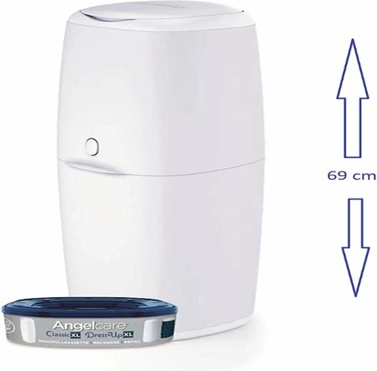 Angelcare Luieremmer Classic XL | Extra Groot | Milieuvriendelijk | Geen Geur 10 Angelcare Luieremmer Classic XL | Extra Groot | Milieuvriendelijk | Geen Geur - Afbeelding 8