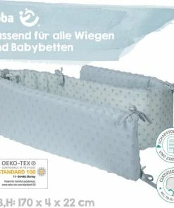Roba Bedbumper Lil Planet Jongens 170 X 16 Cm Katoen Blauw -Sophie Shop 550x544 10