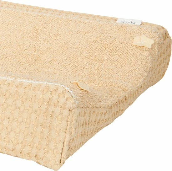 Koeka Aankleedkussenhoes Wafel Amsterdam - Lichtgeel45x73cm 6 Koeka Aankleedkussenhoes Wafel Amsterdam - Lichtgeel45x73cm - Afbeelding 4