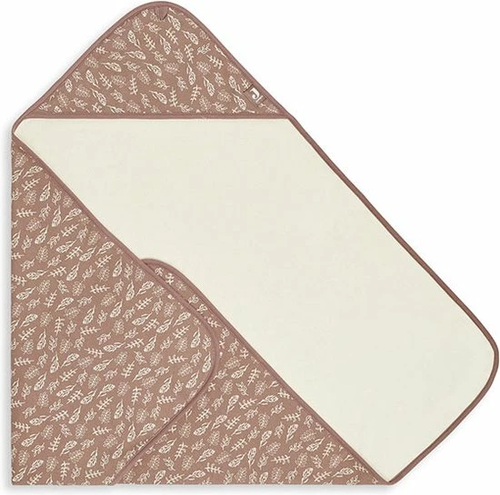 Jollein Badcape Meadow 75x75cm - Chestnut 3 Jollein Badcape Meadow 75x75cm - Chestnut