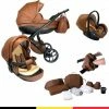 P'tit Chou Trento Cognac - Complete 3 In 1 Kinderwagen Set - Buggy + Autostoel + Incl. Accessoires -Sophie Shop 550x546 4