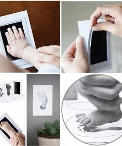 Great Memories Inktafdruksetje Baby (2 Stuks) Met Bijpassende Kaartjes Octopus - Handafdruk Baby En Voetafdruk Baby - Zwarte Inktafdruk Zonder Vies Te Worden - Inkt Afdruk Baby -Sophie Shop 550x547 16