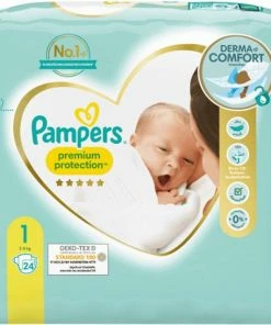 Pampers Premium Protection Maat 1 (2-5kg) - 24 Luiers