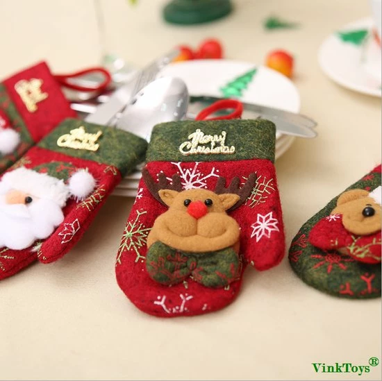 VinkToys Kersthandschoen Bestekhouder - Kerst Bestekhandschoen - Rendier - Bestekhouder Kerstmutsjes Kersthandschoentjes - Kersttafel Decoratie 6 VinkToys Kersthandschoen Bestekhouder - Kerst Bestekhandschoen - Rendier - Bestekhouder Kerstmutsjes Kersthandschoentjes - Kersttafel Decoratie - Afbeelding 4