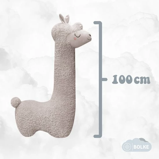 Bolke® - Zwangerschapskussen - Voedingskussen - Zijslaapkussen - Zwangerschap - Zwangerschap Cadeau - Body Pillow - Lichaamskussen - Lama 9 Bolke® - Zwangerschapskussen - Voedingskussen - Zijslaapkussen - Zwangerschap - Zwangerschap Cadeau - Body Pillow - Lichaamskussen - Lama - Afbeelding 7