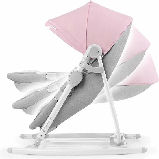 Kinderkraft Nola 5in1 Wieg - Wipstoel - Schommelstoel Peony Rose 8 Kinderkraft Nola 5in1 Wieg - Wipstoel - Schommelstoel Peony Rose - Afbeelding 6