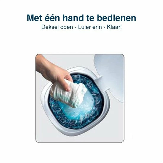 Angelcare Luieremmer Classic XL | Extra Groot | Milieuvriendelijk | Geen Geur 5 Angelcare Luieremmer Classic XL | Extra Groot | Milieuvriendelijk | Geen Geur - Afbeelding 3