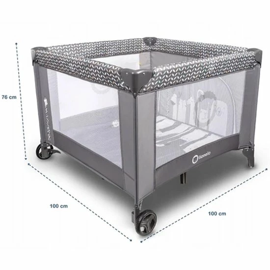 Lionelo Lene - Kinderbox - Voor Kinderen Tot 15 Kg - LockGuard Systeem - Compact 7 Lionelo Lene - Kinderbox - Voor Kinderen Tot 15 Kg - LockGuard Systeem - Compact - Afbeelding 5