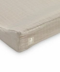 Jollein Aankleedkussenhoes Wrinkled 50x70cm - Nougat -Sophie Shop 550x550 1043