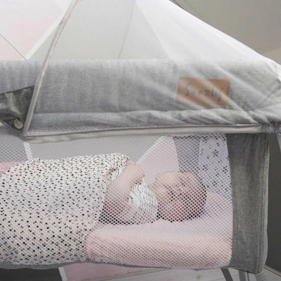 A3 Baby & Kids Soozly Inklapbare Reiswieg & Campingbed Grijs 13 A3 Baby & Kids Soozly Inklapbare Reiswieg & Campingbed Grijs - Afbeelding 11