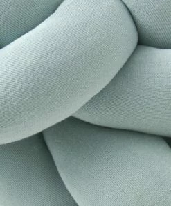 Nordic Coast Company - Handgeweven Baby Bedbumper - Baby Boxomrander - Extra Zacht - 2 Meter - Gevlochten - Mintgroen -Sophie Shop 550x550 128